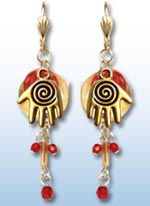 Hamsa Earrings-Whimsical 1
