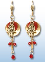 Hamsa Earrings - Traditional 1