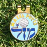 Jewish Golf Ball Markers-Blue 1