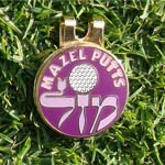 Jewish Golf Ball Markers-Purple 1