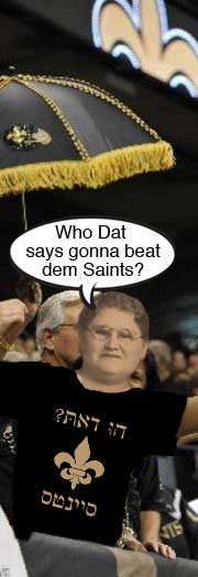 Who Dat says donna beat dem Saints