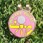 Jewish Golf Ball Markers-Pink 1